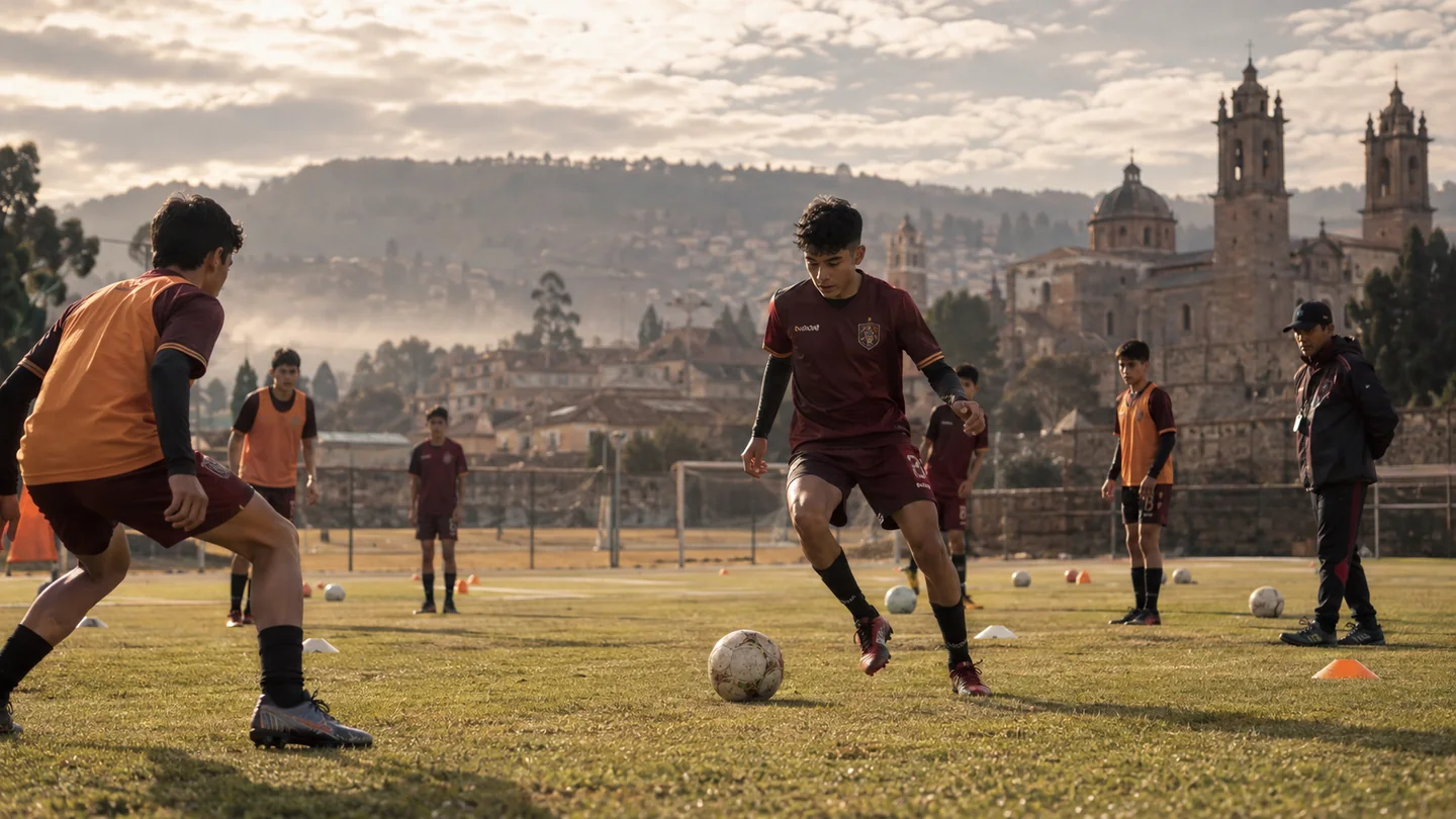 Academia de fútbol juvenil en Tunja Colombia